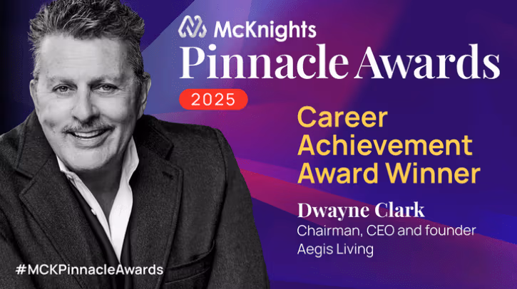 Career Achievement Award — McKnight's Pinnacle Awards