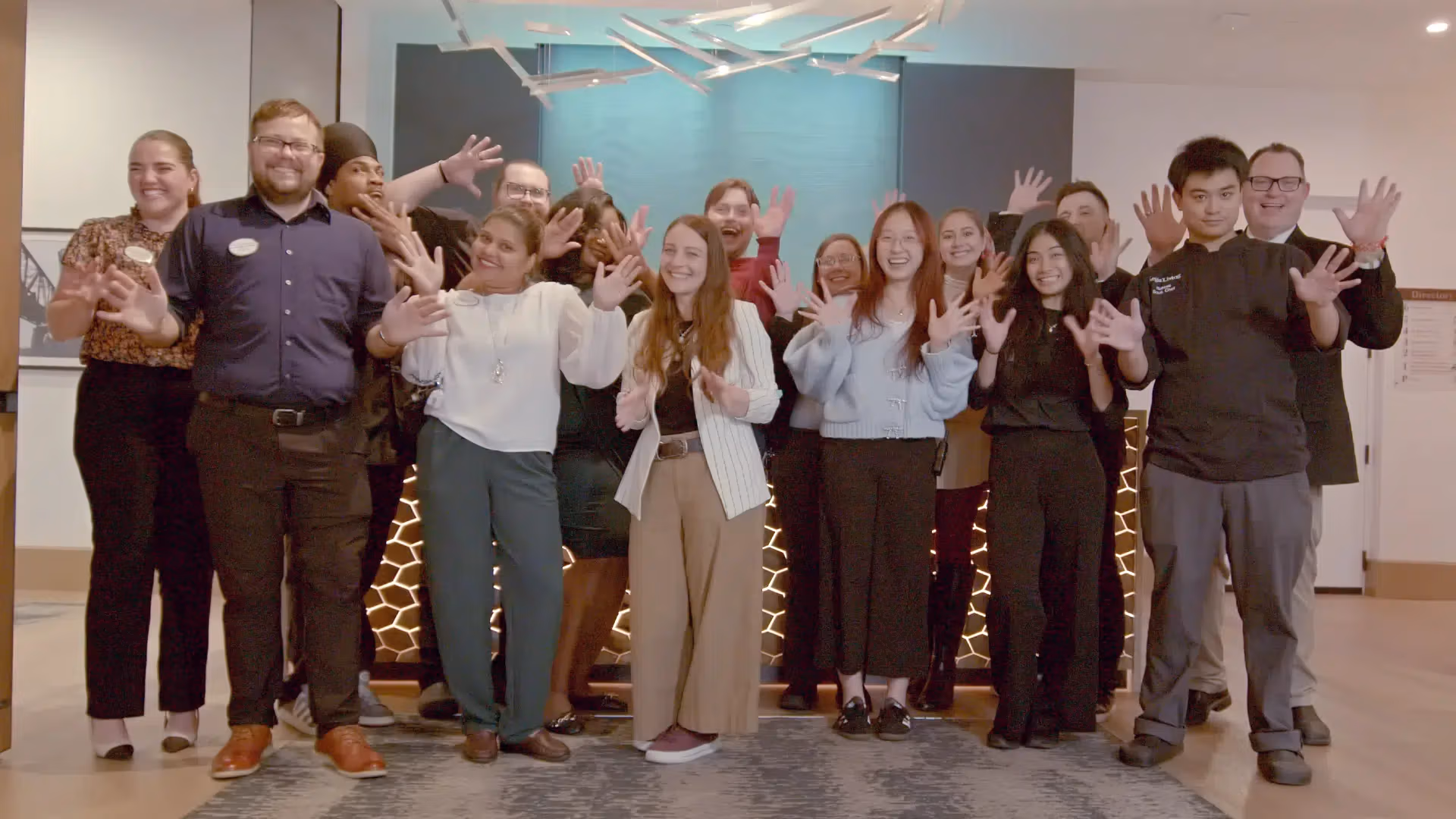 The Áegis Living Ballard team gathered for a group photo