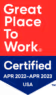 Great Place to Work® Certified