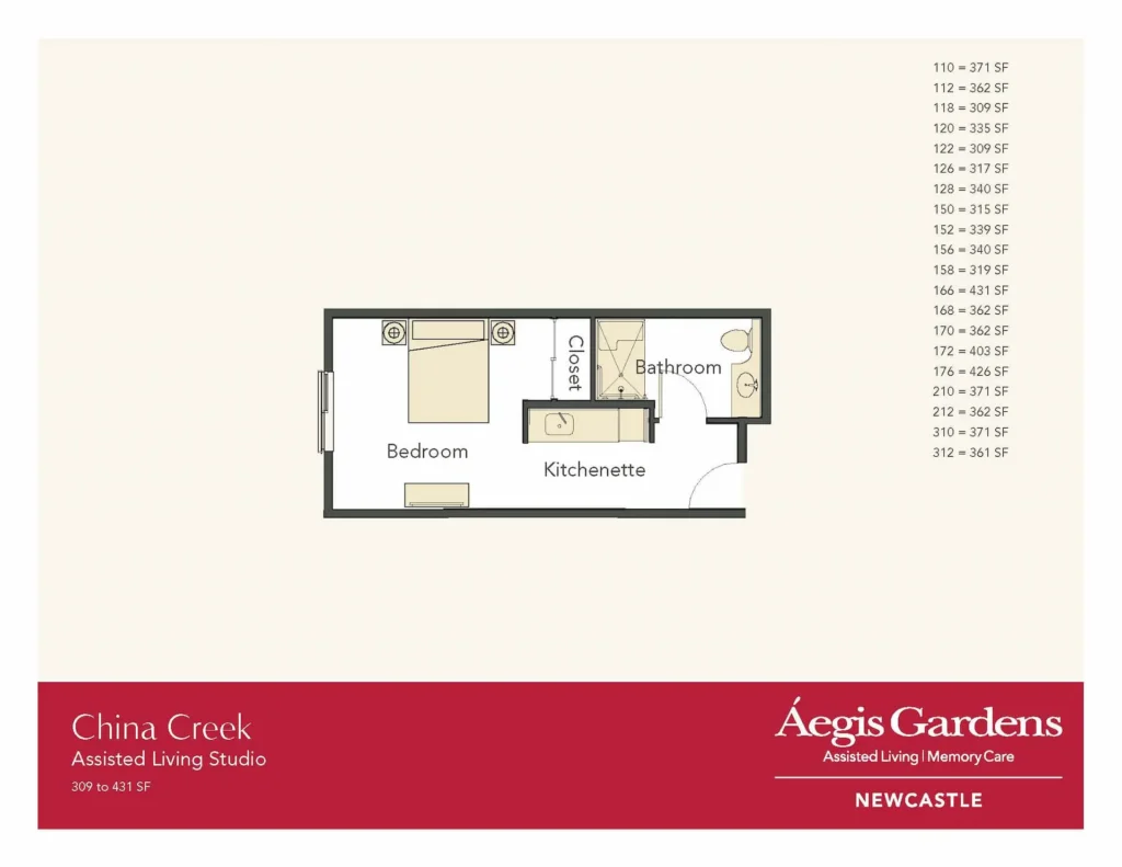Studio · Plan 3 floor plan