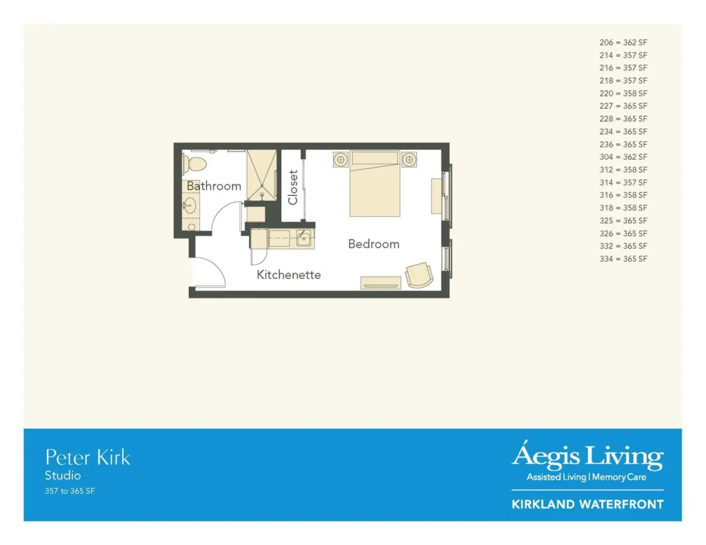 Studio · Plan 2 floor plan