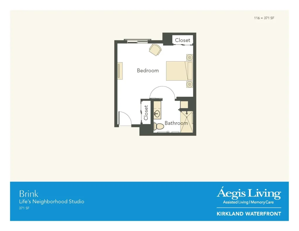 Studio · Plan 3 floor plan