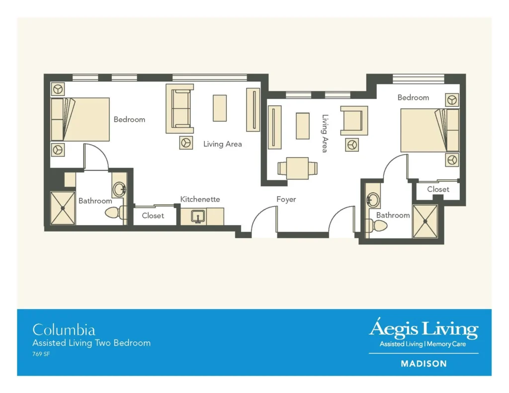 Two Bedroom floor plan