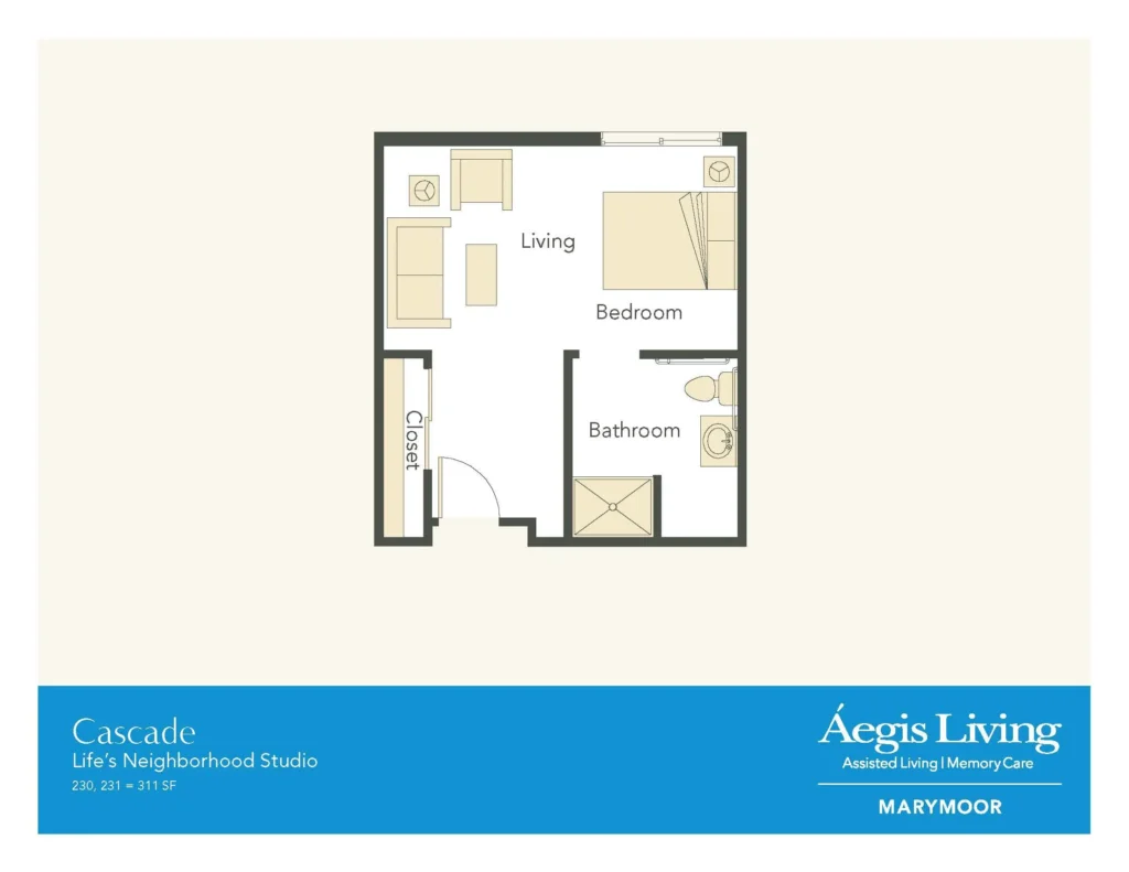 Studio · Plan 3 floor plan