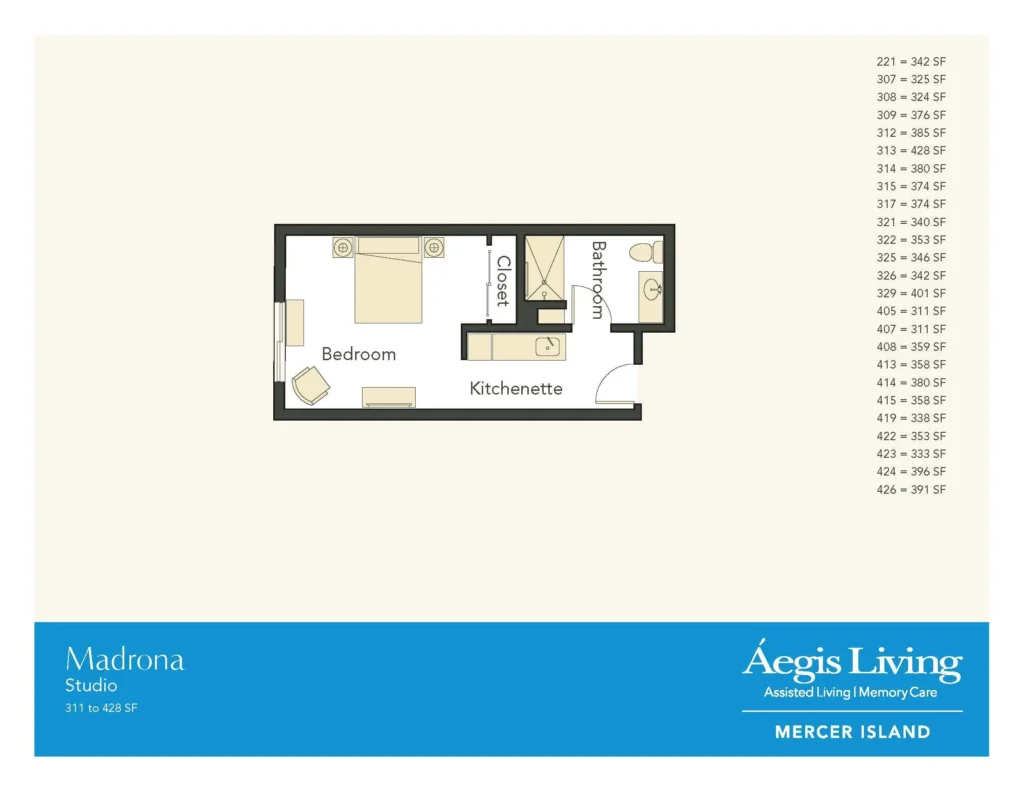 Studio · Plan 2 floor plan