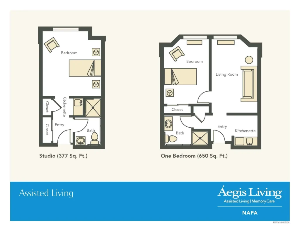 One Bedroom floor plan