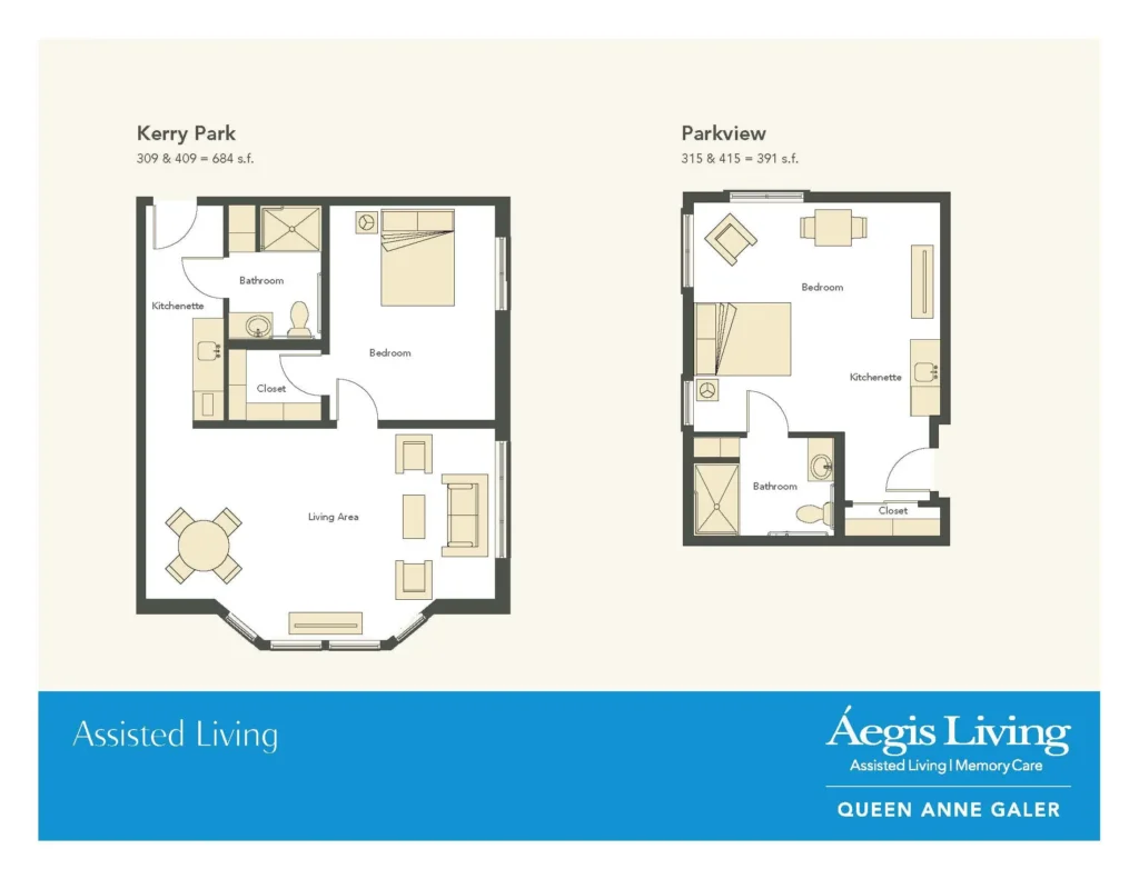 One Person Floorplan floor plan