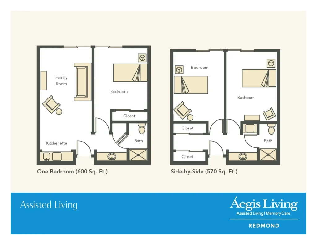 One Bedroom floor plan