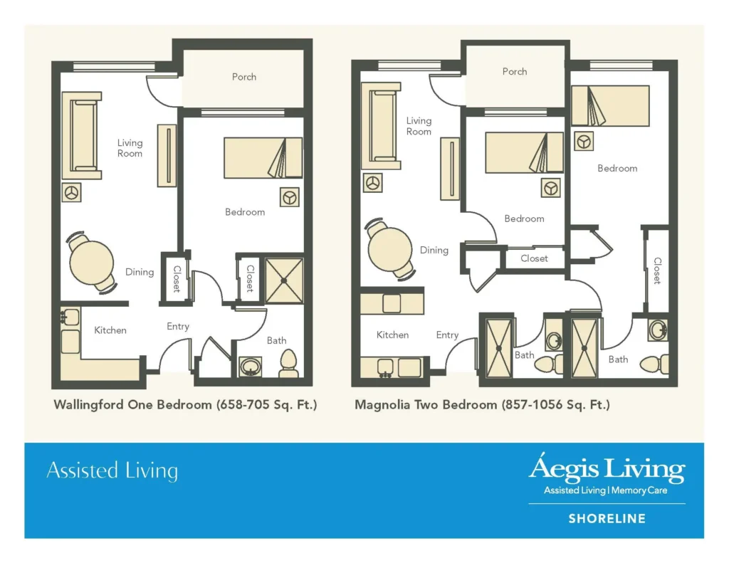 Two Bedroom · Plan 2 floor plan
