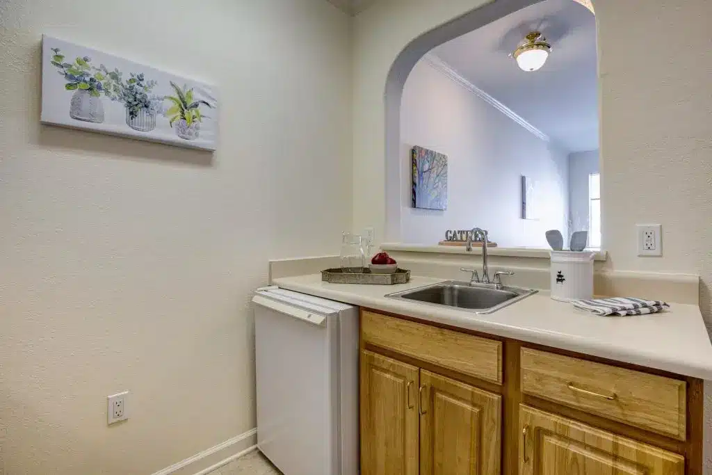 Aegis Living Apartment Kitchenette floor plan