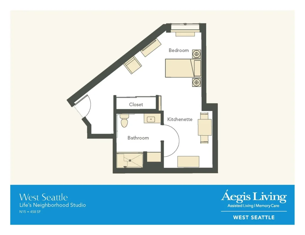 Studio · Plan 3 floor plan