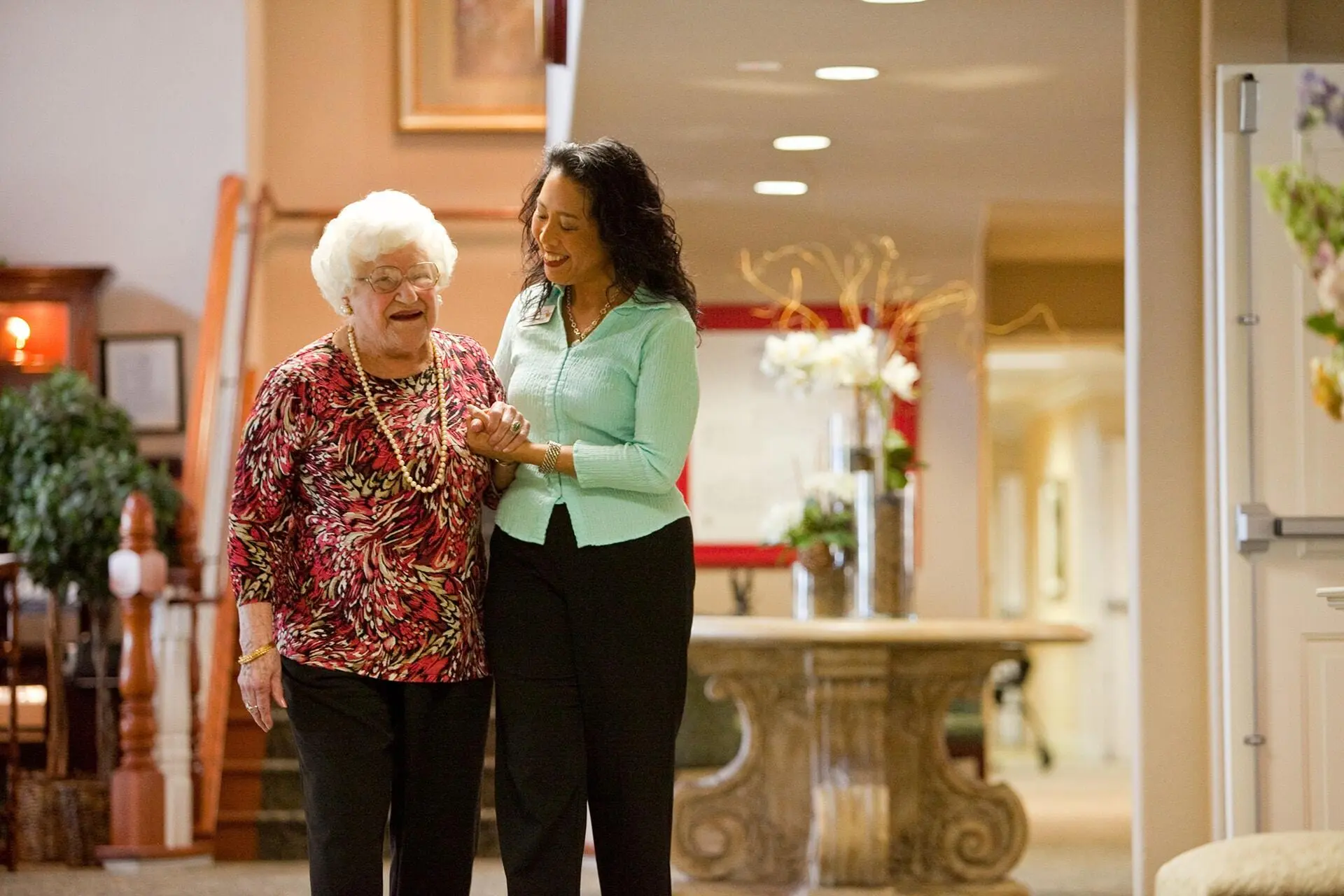 Calm private apartment with caregiver nearby