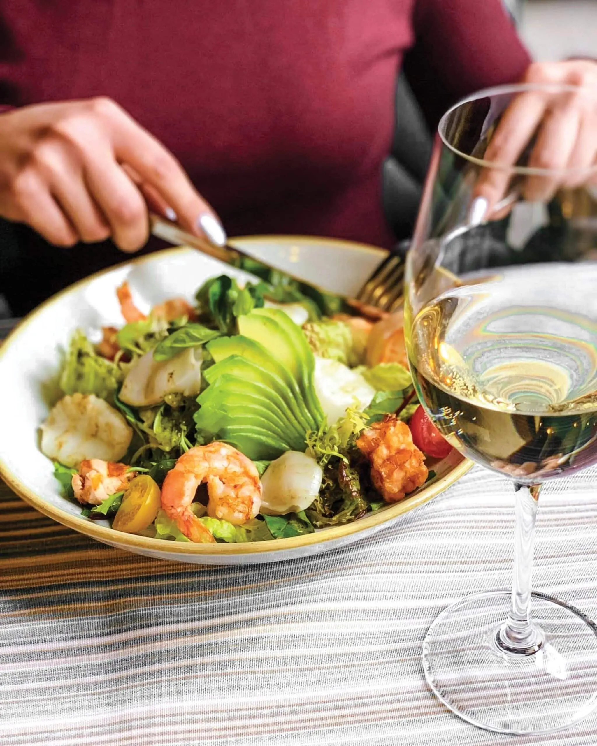 Fresh seafood salad